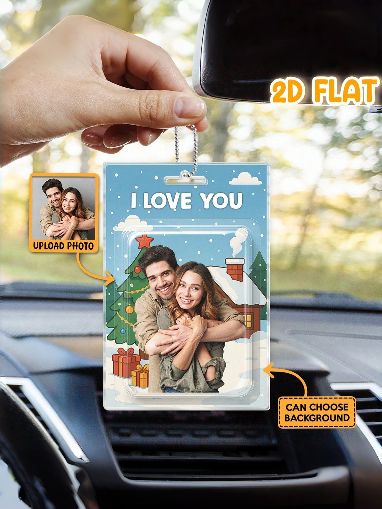 Custom Personalized Acrylic Couple Charms